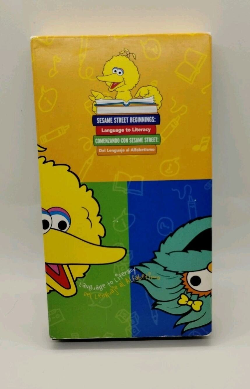 Sesame Street Beginnings: Language To Literacy (VHS, 2000, Prudential)